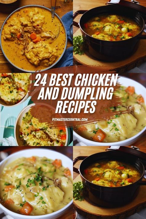 Nothing beats a comforting bowl of chicken and dumplings. These recipes bring you creamy, savory, and perfectly cooked bites. Save this for a warm and cozy meal! Chicken And Dumpling Recipes, Best Chicken And Dumplings, Dumpling Recipes, Cozy Dinner, Dumpling Recipe, Chicken And Dumplings, Dumplings, Comfort Food, Chicken