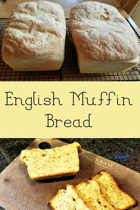 English Muffin Bread from the Amish Community Cookbook English Muffin Bread Recipe, English Muffin Bread, Honey Wheat Bread, Mouthwatering Food, Pin Interest, Sandwich Bread Recipes, Amish Community, Homemade Bagels, Muffin Bread