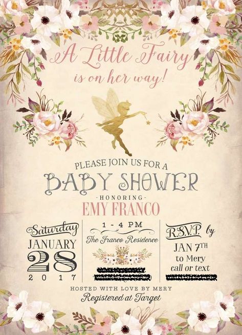 Fairytale Baby Shower, Enchanted Forest Baby Shower, Garden Baby Shower Theme, Whimsical Baby Shower, Julie Miller, Fairy Baby Showers, Girl Shower Themes, Forest Baby Showers, Fairy Baby