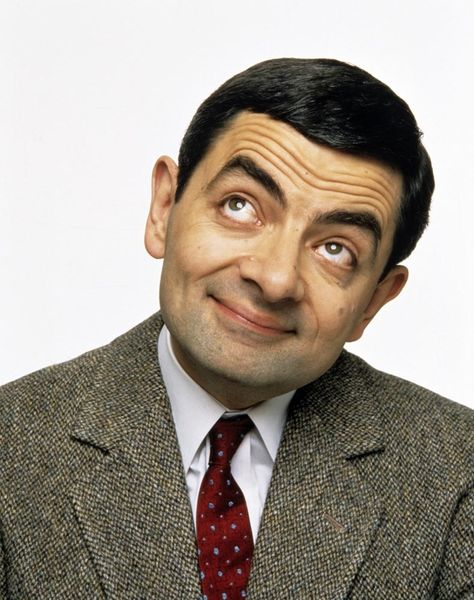 Funny Mr Bean Pictures, Mr Bean Portrait, Potrait Reference Pics, Mister Bean, Phone Lock Screen, Johnny English, Facial Expressions Drawing, Rowan Atkinson, Iphone Laptop