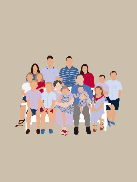 Family Aesthetic Silhouette, Family Time Vision Board Pictures, Family Icon Aesthetic, Illustrated Family Portrait, Family Icon, Family Graphic, Family Wallpaper, Cartoon Family, Dora Funny