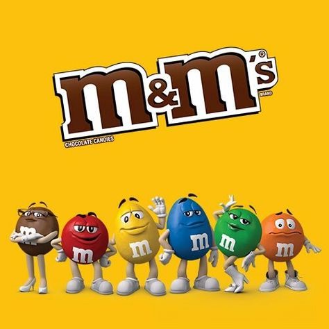 M & M Characters Famous Chocolate Brands, Male Cartoon Characters, M&m Characters, M M Candy, M Wallpaper, Famous Chocolate, Chocolate Brands, Trunk Or Treat, Mascot Design