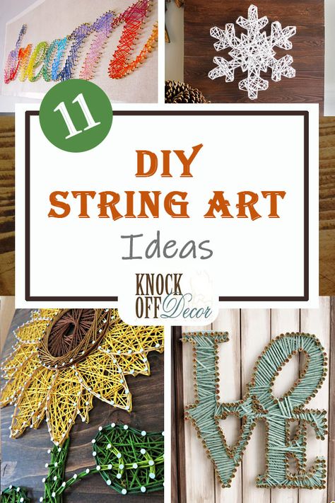 11 Best String Art Ideas including string art kits, patterns, and templates. These popular DIY string art projects will get you inspired! String Art Ideas, Printable String Art Patterns, Diy String Art, String Art Templates, String Art Tutorials, String Wall Art, Nail String Art, Popular Diy, String Crafts