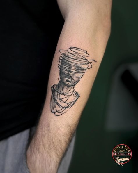 Mirroring the beauty of a messy mind… 🧠🌪️ #SymbolicTattoo #Customized #InkArt #tattoo #tattoos #ink #inked #art #tattooartist #tattooart #tattooed #tattoolife #tattooideas #love #artist #blackwork #instagood #tattoodesign #tatuagem #tattooing #tattooist #blackandgreytattoo #tattooink #instagram #tattoostyle #drawing #tatuaje #tattooer Messy Mind, Symbolic Tattoos, Life Tattoos, Black And Grey Tattoos, Tattoo Style, Tattoo On, Ink Art, Traditional Tattoo, Ink Tattoo