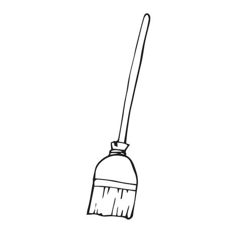 Broom Drawing, Craft Decorations, A Broom, Doodle Style, Drawing Simple, Cartoon Drawing, Decorations Ideas, Illustration Drawing, Cartoon Drawings