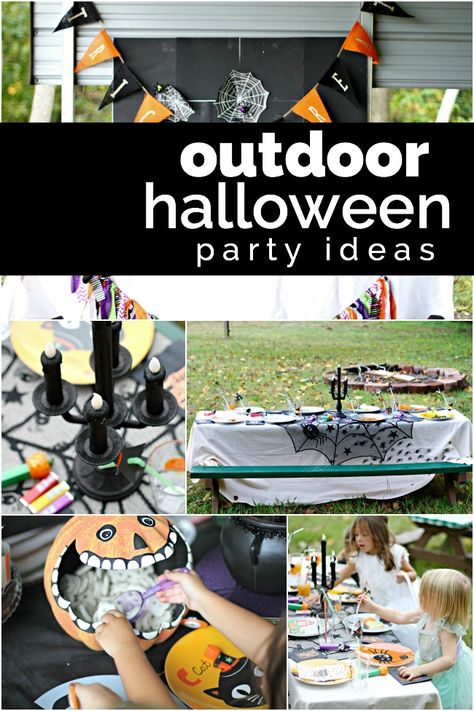 Outdoor Halloween Party Ideas, Hayride Party, Outdoor Halloween Party, Wonderland Halloween, Outdoor Halloween Parties, Family Halloween Party, Halloween Party Dinner, Fun Halloween Food, Halloween Party Ideas