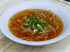 COOK WITH SUSAN: Korean Spicy Bean Sprout Soup Sauteed Bean Sprouts Recipe, Bean Sprout Soup, Korean Soups, Beachbody Meal Plan, Sprout Soup, Bean Sprout Recipes, Asian Soup Recipes, Bean Sprout, Asian Soup