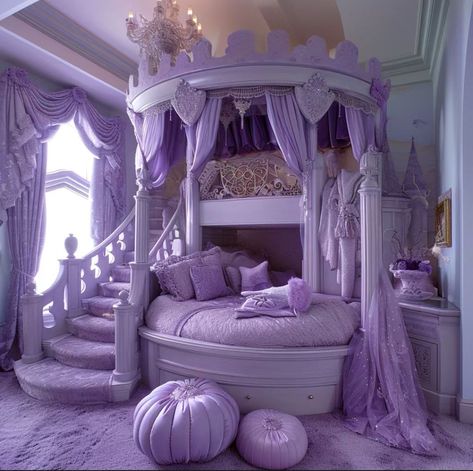 Fairytale Bedroom, Beautiful Bedroom Decor, Dream Bedroom Inspiration, Purple Bedrooms, Purple Bedroom, Purple Rooms, Cosy Room, Pink Bedrooms, Dreamy Bedrooms