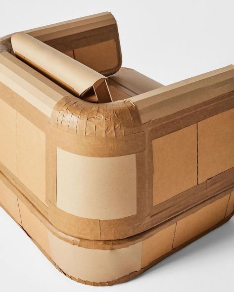 cardboard products, the flexibility that cardboard provides for design is very creative. by @bludot . . . Use #chairtag @chair.tag Cardboard Chair Design, Cardboard Closet, Cardboard Products, Cardboard Furniture Design, Cardboard Chair, Paper Play, Box Crafts, Paper Furniture, Shop Windows