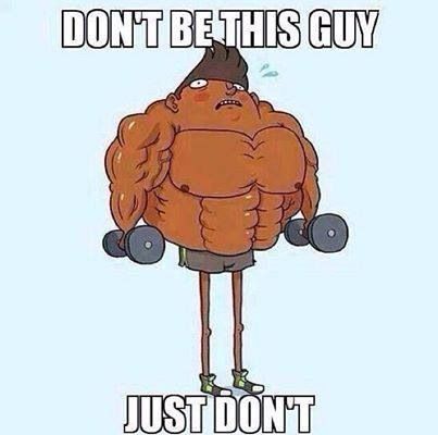 OMG!! Please don't guys!! It's very disappointing to see a hot guy with a nice chest, muscular arms and then have NO butt and skinny, chicken legs!! Fitness Humor, Leg Day, Gym, Humor, Memes, Humour