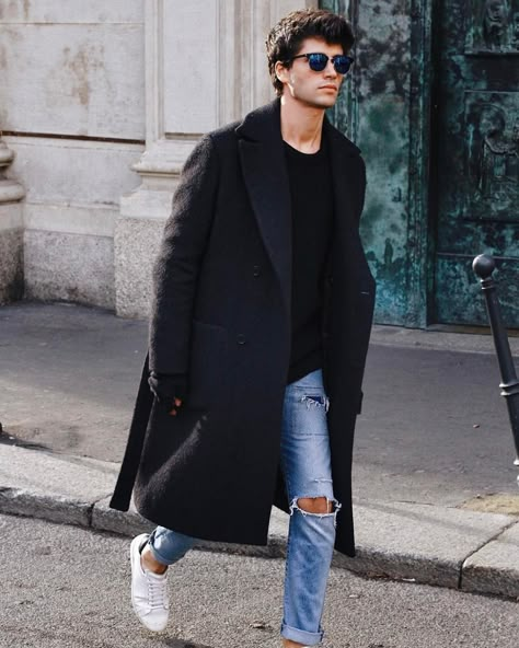 Men Coat Outfit, Workout Man, Oversize Outfit, Streetwear Mode, Coat Outfit, Winter Outfits Men, Stylish Mens Outfits, Men Fashion Casual Outfits, Streetwear Men Outfits