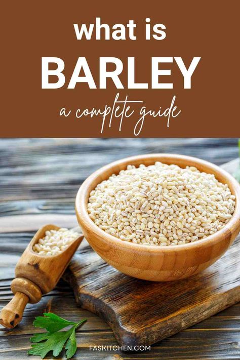 A bowl of barley, showcasing its hearty grains and versatility for nutritious and flavorful dishes Cereal Grain, Barley Grain, Nutrition Guide, Growing Fruit, Culinary Skills, Food Staples, Food Source, Learn To Cook, Food App