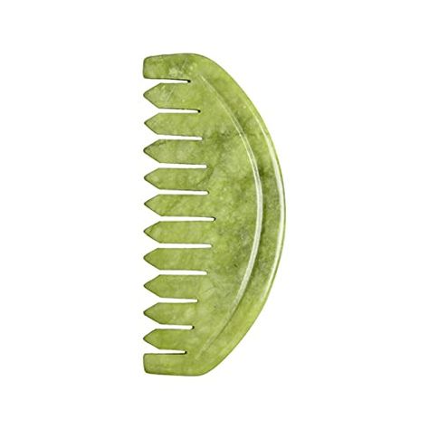 Jade Comb, Head Massager, Room Supplies, Head Massage, Scalp Care, Scalp Massage, Massage Tools, Gua Sha, Natural Jade