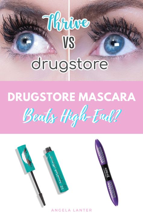 Does Drugstore Mascara beat High-end? On this video I’m testing out two fiber mascaras: Thrive Liquid Lash Extensions Mascara vs L’Oreal Paris Voluminous X Fiber Mascara. Angela Lanter, Makeup Product Review. Lash Extension Mascara, Angela Lanter, Pinterest Tutorials, Drugstore Mascara, Mascara Review, Fiber Mascara, Lip Color Makeup, Cut Crease Makeup, Makeup Hacks Tutorials