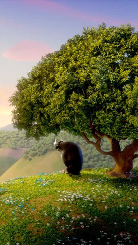 Ferdinand Movie, Artist Digital Art, Ferdinand The Bulls, Bulls Wallpaper, Desktop Wallpapers Hd, Blue Sky Studios, Cork Tree, Movie Artwork, Adobe Illustrator Graphic Design