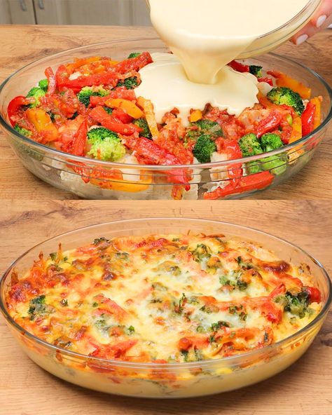 Veggie Casserole Recipes, Mixed Vegetable Casserole, Vegetable Casserole Recipes, Veggie Casserole, Healthy Vegetable, Vegetable Side Dishes Recipes, Vegetable Casserole, Baked Vegetables, Healthy Vegetables