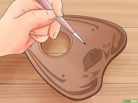 3 Easy Ways to Make a Planchette (with Pictures) - wikiHow Diy Ouija Board, Mystical Drawings, Wiccan Art, Witch Board, Wiccan Crafts, Easy Diy Halloween Decorations, Pagan Crafts, Magic Spell Book, Eclectic Witch