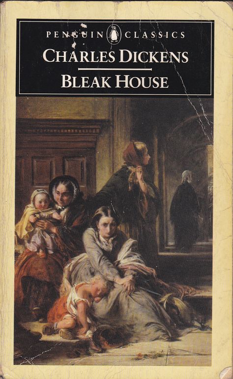 Bleak House - Charles Dickens Penguin Classics Edition 1986 Bleak House Book, Classics Illustrated, Charles Dickens Books, Penguin Books Covers, Bleak House, English Library, Books Cover, Philosophy Books, Cover Illustration