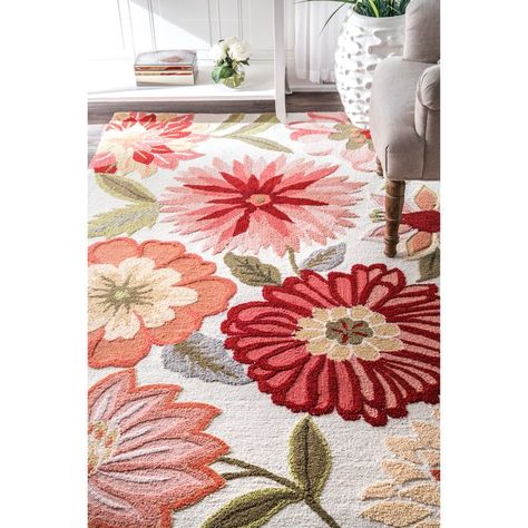 Cozy Rugs, Flower Rug, Pink Area Rug, Rugs Usa, Floral Area Rugs, Buy Rugs, Red Area Rug, Contemporary Rugs, Floral Rug