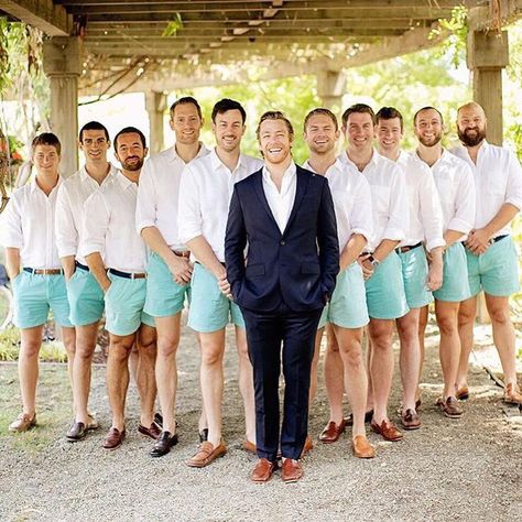 Mint and navy beach wedding Groom And Groomsmen Pictures, Wedding Teal, Groomsmen Outfit, Groomsmen Pictures, Beach Wedding Groomsmen, Beach Wedding Groom, Groomsmen Ideas, Beach Wedding Outfit, Wedding Procession