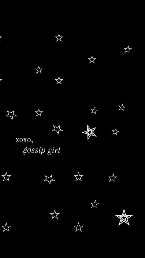 Godsip Girl Wallpapers, Gossip Girl Wallpaper Iphone, Gossip Girls Aesthetics, Gossip Girl Background, Cool Girl Wallpaper Iphone, Black White Wallpaper Iphone, Xoxo Gossip Girl Wallpaper, Star Girl Aesthetic Wallpaper, Aesthetic Star Wallpaper