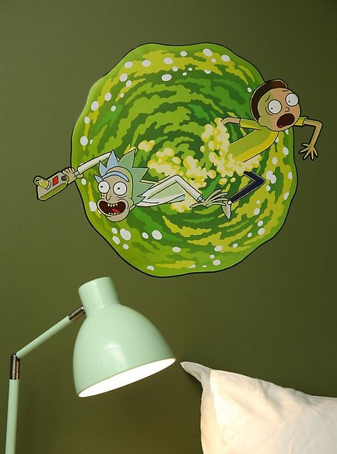 Rick And Morty Portal, Circle Canvas, Rick Y Morty, Anime Posters, Gamer Room, Adult Swim, Rick And Morty, Cool Posters, Love Gifts