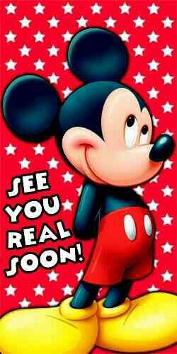 see u real soon Mickey Love, Mickey Mouse Pictures, Mickey Mouse Art, Karakter Disney, Mickey Mouse Wallpaper, Mickey Mouse Club, Mickey Y Minnie, Baby Mickey, Disney Scrapbook