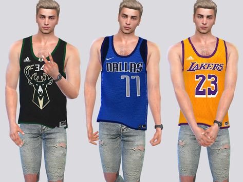 Los Sims 4 Mods, Nba Sports, The Sims 4 Download, Sport Tank, Sims 4 Cas, Sims 4 Cc Finds, Ts4 Cc, Sims 4 Clothing, Sims Mods