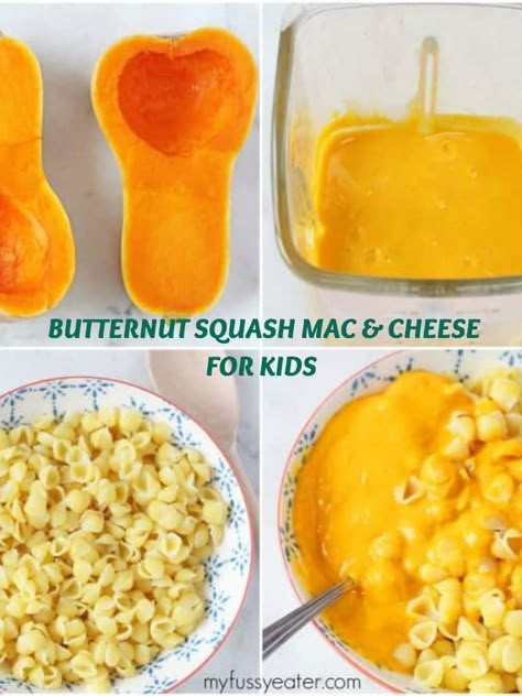 Butternut Squash Mac And Cheese Recipe, Butternut Squash Mac Cheese, Squash Mac And Cheese, Butternut Squash Mac, Butternut Squash Mac And Cheese, Weaning Foods, Toddler Food Ideas, Easy Baby Food Recipes, Toddler Foods