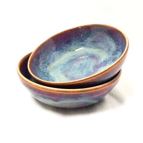 Purple Ceramic, Small Ceramic Bowl, Celadon Green, Small Snacks, Snack Bowls, Packing Peanuts, Potters Wheel, Ann Arbor, Plum Purple