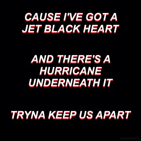 Jet Black Heart // 5sos Jet Black Heart, Black Heart, Jet Black, Black