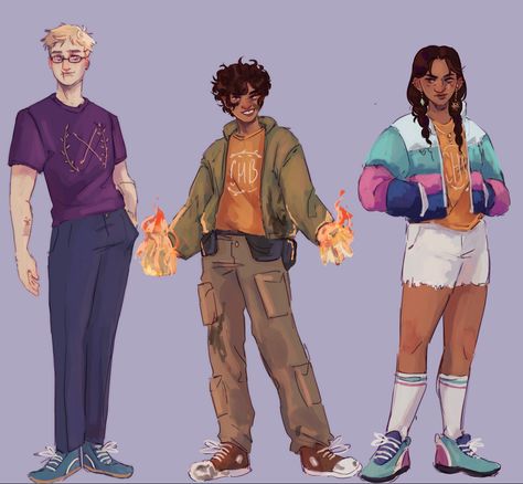 credits: piedpip3rrr this is jason grace, piper mclean, leo valdez The Lost Trio, Piper And Jason, The Lost Hero, Zio Rick, Dibujos Percy Jackson, Piper Mclean, Jason Grace, Percy Jackson Fan Art, Percy Jackson Characters