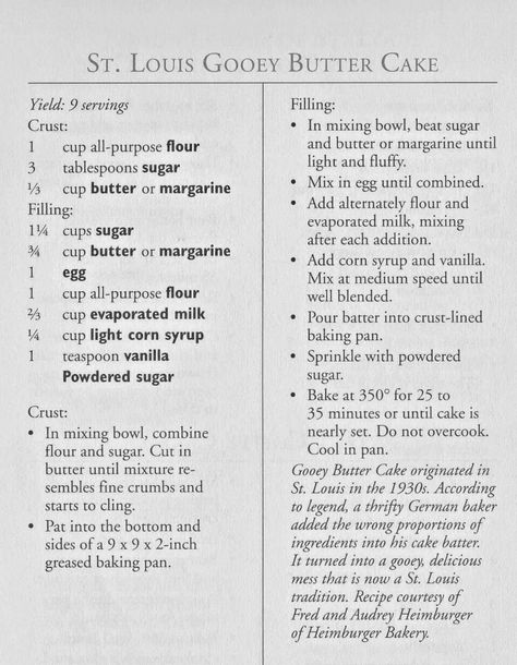 Butter Cake Recipes, St Louis Gooey Butter Cake, Ooey Gooey Butter Cake, Butter Cakes, Gooey Cake, Gooey Butter, Gooey Butter Cake, Boxed Cake, Butter Cake Recipe