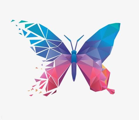 Three-dimensional,geometry,butterfly,geometric vector,butterfly vector,Geometric clipart,Butterfly clipart Vector Butterfly, Geometric Art Animal, Butterfly Vector, Geometric Butterfly, 심플한 그림, Art Papillon, Butterfly Clipart, Polygon Art, Geometric Design Art