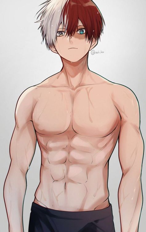 Una historia de un hermoso romance entre Shoto Todoroki y Tn (Tu nomb… #romance # Romance # amreading # books # wattpad Male Body Drawing, Shouto Todoroki, Bakugou Manga, Anime Villians, Hottest Anime Characters, My Hero Academia Shouto, Anime Guys Shirtless, Boku No Hero Academia Funny, My Hero Academia Episodes