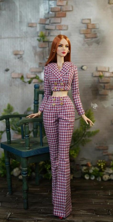 Barbie Looks Outfits, Barbie Style Outfits, Barbie Outfit Ideas, Barbie Top, Barbie Fashionista Dolls, Barbie Dress Fashion, Barbie Model, Barbie Gowns, Doll Clothes Barbie