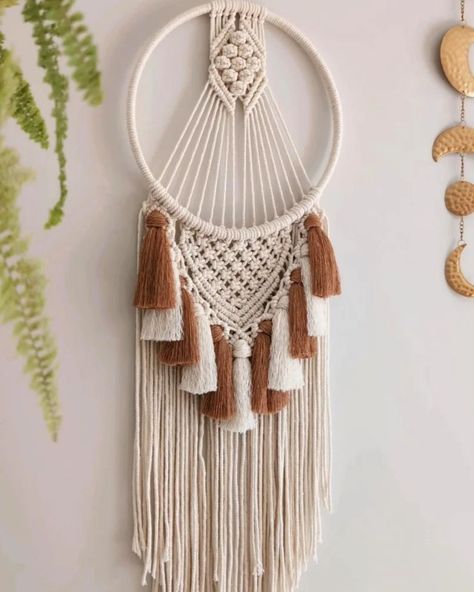 As much as I adore making floral designs, you can't beat a good old macrame classic! 👌🏻 So I've made one of my all time favourite dream catcher designs again in gentle neutral beige colours. >>> Available now on my website! 🌾🤎🤍 #macramedreamcatcher #dreamcatcherlove #dreamcatcher #dreamcatcherart #neutralhomedecor #macrame #walltapestry #handmadeuk #smallbusinessbigdreams Dream Catcher Designs, Beige Colours, Dream Catcher Patterns, Beautiful Dream Catchers, Dream Catcher Art, Macrame Dream Catcher, Dream's Cat, Beautiful Dream, Macrame Design