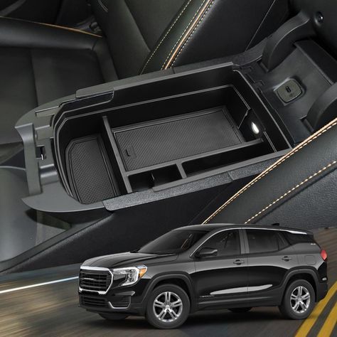 PRICES MAY VARY. 【Fits Perfectly】A perfectly-designed 2024 gmc terrain accessories gmc terrain center console tray for 2024 gmc terrain, super-simple drop-in installation. 2024 gmc terrain storage compatible with 2018 2019 2020 2021 2023 2024 GMC Terrain SL/SLE/SLT/AT4/Denali center console 【Extra Space】This at4 gmc accessories gmc terrain organizer for 2024 terrain gmc fits perfectly for 2018-2024 GMC Terrain SL/SLE/SLT/AT4/Denali middle console, gmc terrain at4 organizer tray allows for two le At4 Gmc, Gmc Accessories, Gmc Denali, Secret Hiding Places, Console Storage, Console Organization, Gmc Terrain, Car Center, Center Console