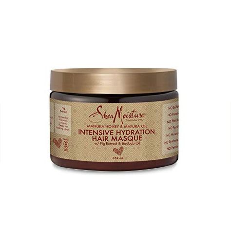 Shea Moisture Manuka Honey, Cantu Shea Butter For Natural Hair, Honey Hair Mask, Shea Moisture, Hair Masque, Frizz Free Hair, Honey Hair, Manuka Honey, Brittle Hair