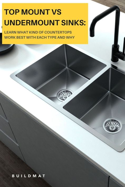 Topmount Sink Kitchen, Kitchen Sink Overmount, Sink Under Countertop, Top Mount Kitchen Sink Stainless Steel, Kitchen Sink Ideas Undermount Modern, Under Counter Kitchen Sink, Kitchen Sinks Ideas Undermount, Drop In Stainless Steel Kitchen Sink, Undermount Vs Drop In Sink