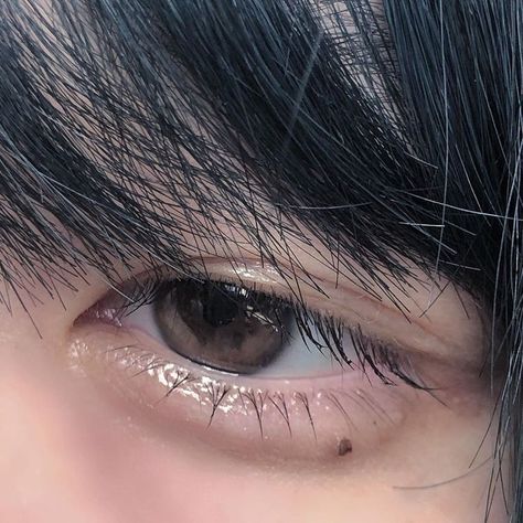 Covering Eyes Pose, Asian Eyes Aesthetic, Blood Bag, Japanese Eyes, Eye Study, Head Anatomy, Male Eyes, Asian Eyes, Eye Photography