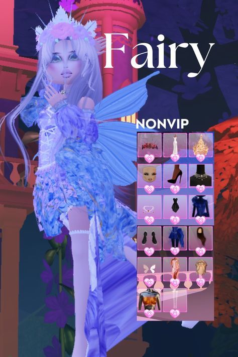 Fairy Dti Outfit No Vip, Fairy Custom Dress To Impress, Fairy Dress To Impress No Vip, Supernatural Dti Outfit, Folk Lore Dress To Impress, Folklore Dti Outfit, Folklore Dress To Impress Outfit, Dti Fairy Costume Outfits, Folklore Outfit Dress To Impress