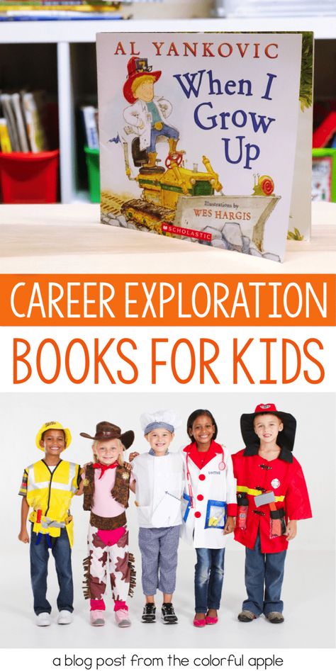 Reading Engagement Strategies, Career Exploration Activities, Exploration Activities, Career Lessons, Books And Activities, Career Books, Elementary School Counselor, Explorers Activities, Career Readiness