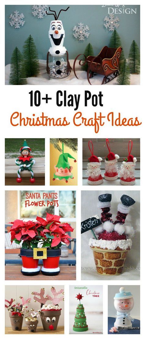 10+ Creative Clay Pot Christmas Craft Ideas Reindeer Clay Pots, Terracotta Heater, Clay Pot Projects, Chirstmas Decor, Christmas Craft Ideas, Terra Cotta Pot Crafts, Christmas Pots, Pot Crafts, Clay Flower Pots