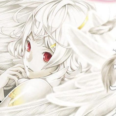 manga : platinum end. Platinum End, Angel Manga, Angel Aesthetic, Swag Art, Vampire Knight, Anime Wall Art, Cute Profile Pictures, Art Icon, Red Eyes