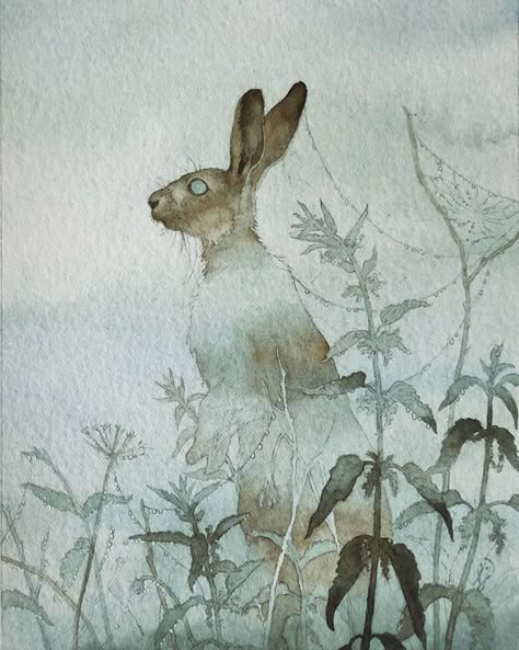 Article from Tumblr : Now - Here : Lily Seika Jones Watercolor Inspiration, Art And Illustration, Original Watercolor Painting, Watercolour Painting, Original Watercolors, Painting & Drawing, Watercolor Painting, Animal Art, Art Inspo