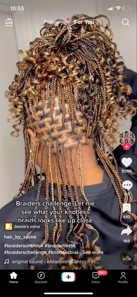 Short Blonde Knotless Braids, Blonde Boho Knotless Braids Bob, Short Braids Styles Shoulder Length, Blonde Short Braids, Short Boho Knotless Braids With Color, Short Braids With Curls At The End, Shoulder Length Knotless Braids, Short Knotless Braids With Curly Ends, Brown Goddess Braids