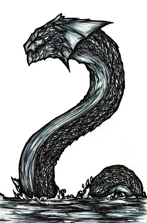 Exshinka: Sea Serpent Sea Serpent Tattoo, Sea Monsters Drawing, Dragon Mythology, World Serpent, Monster Tattoo, Spartan Tattoo, Sea Creatures Art, Serpent Tattoo, Monster Drawing