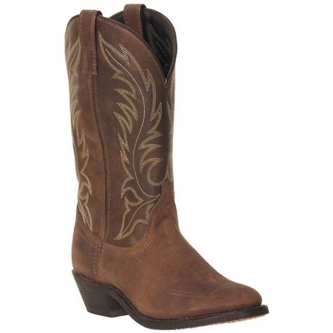 Kadi Everyday Dark Brown Cowgirl Boots by Laredo Boots 5742 ($50) ❤ liked on Polyvore featuring shoes, boots, cowboy style boots, dark brown shoes, western style boots, cowboy boots and dark brown cowgirl boots Brown Cowgirl Boots Outfit, Dark Brown Cowgirl Boots, Dark Brown Cowboy Boots, Western Boot Outfit, Brown Cowgirl Boots, Laredo Boots, Cowgirl Boots Outfit, Dark Brown Shoes, Dark Brown Boots