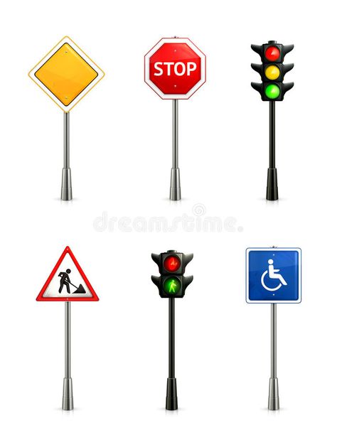 Construction Signs Printable, Computer Illustration, Toddler Drawing, Construction Signs, Alphabet Flashcards, Traffic Signs, Road Sign, Sign Display, Borders And Frames